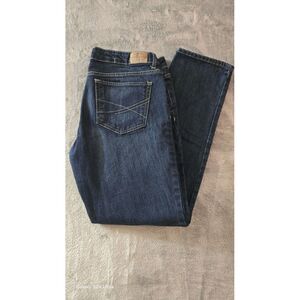 Aeropostale Bayla Skinny Curvy Jeans Juniors 9/10‎ Dark Wash Low Rise